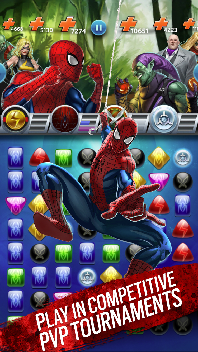 marvel puzzle quest iron man