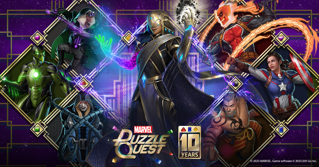 MARVEL Puzzle Quest - 10 Year Celebration - 505 Go Inc.